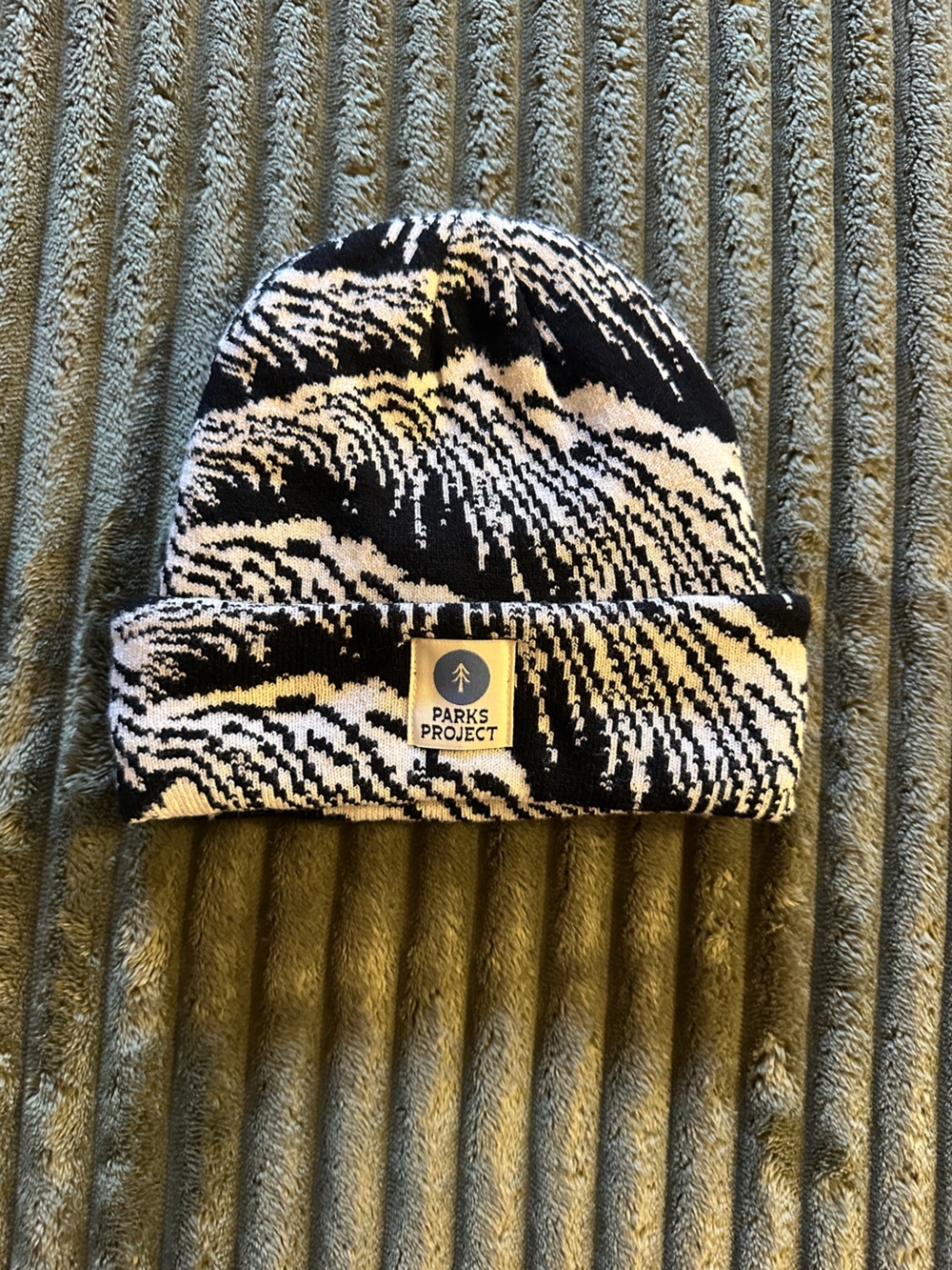 Parks Project Intarsia Beanie Inspired by Acadia National Park